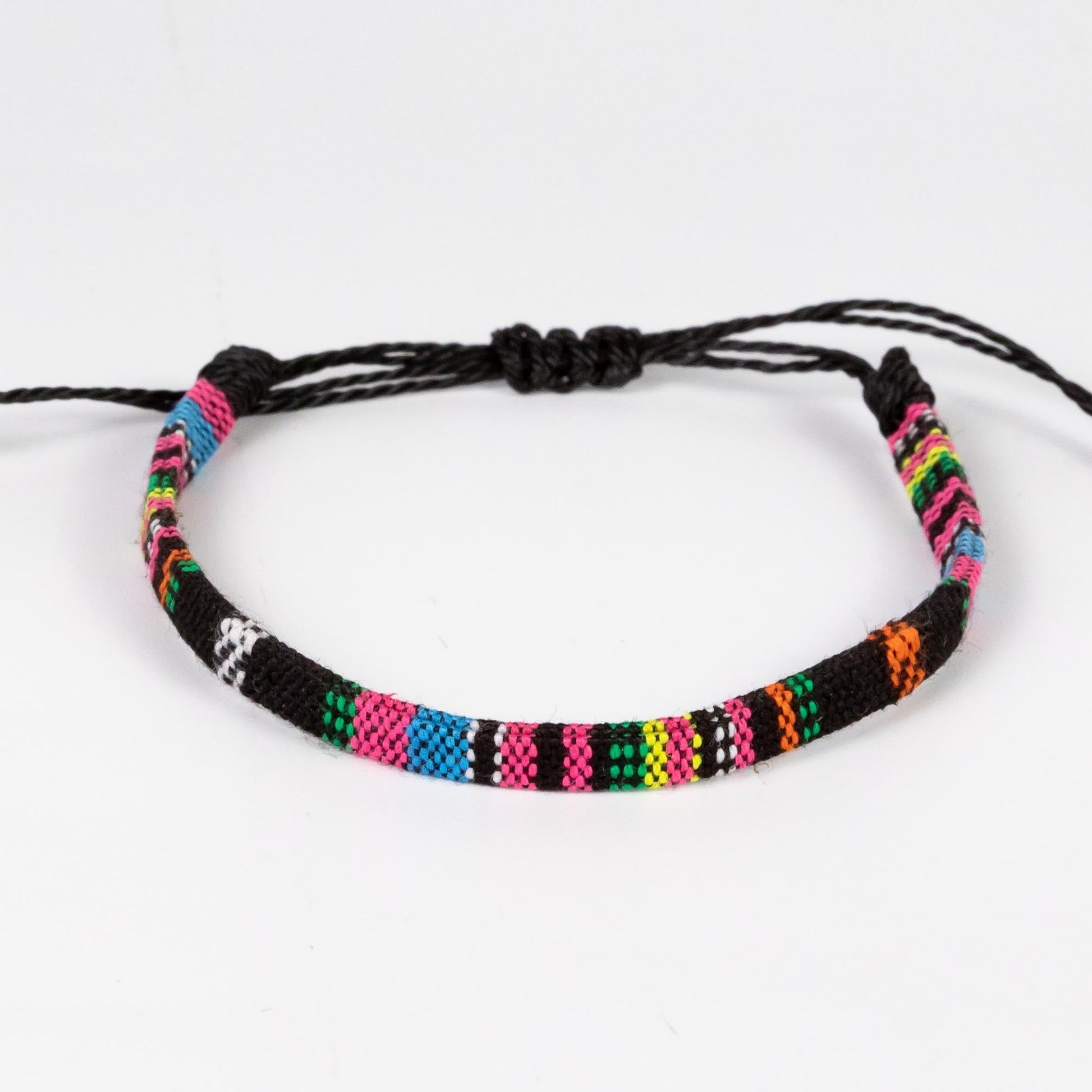 Wholesale 10Pcs Cotton Boho Braided Cord Bracelet & Anklet - Mixed Colour