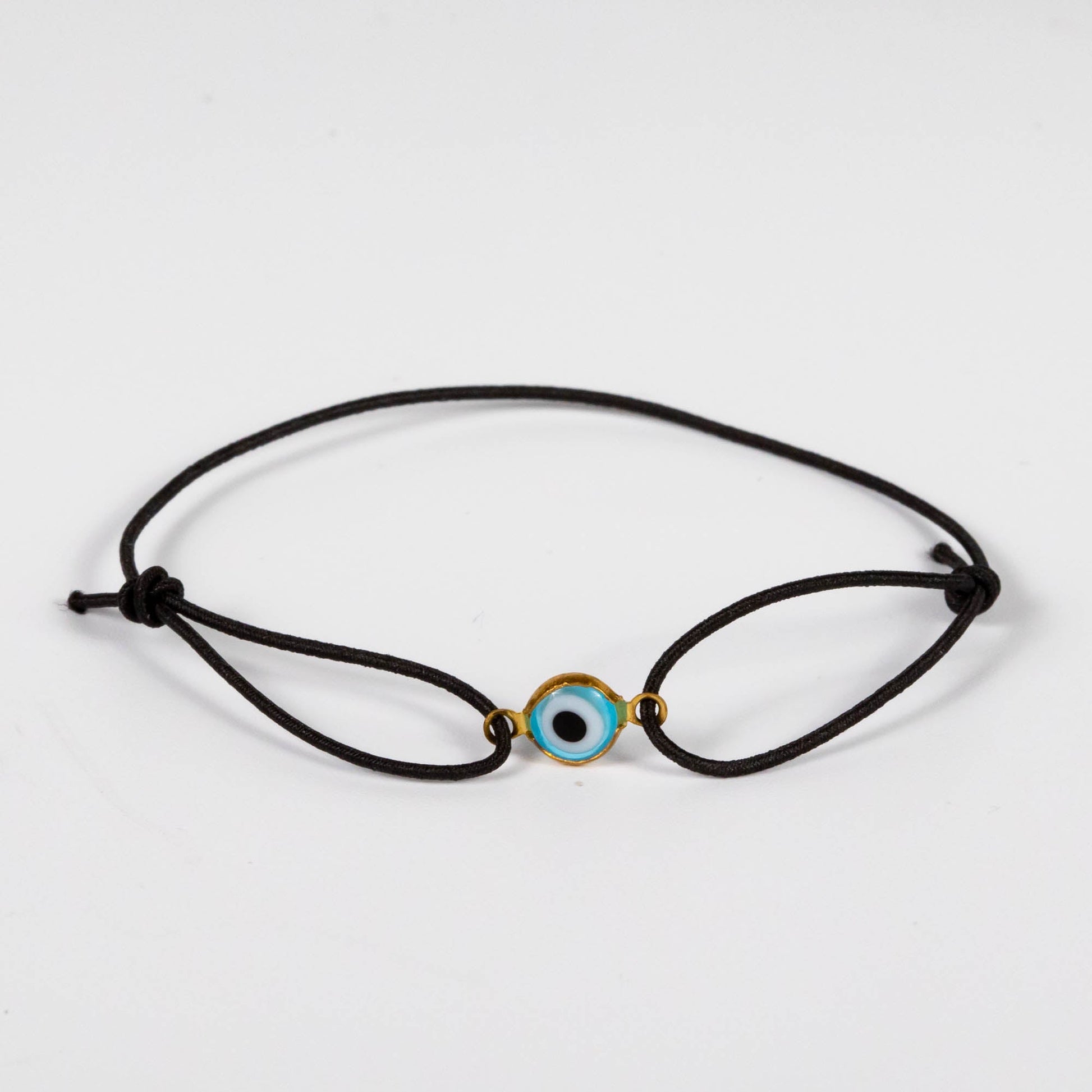 Wholesale 10Pcs Evil Eye Spiritual Glass Lampwork Black Cord Anklet & Bracelet