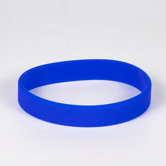 Wholesale 10Pcs Blue Silicone Wristband Bracelet & Anklet