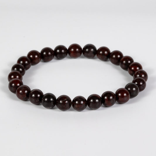 Wholesale 10Pcs Brecciated Jasper 8mm Round Bead Stretch Gemstone Bracelets