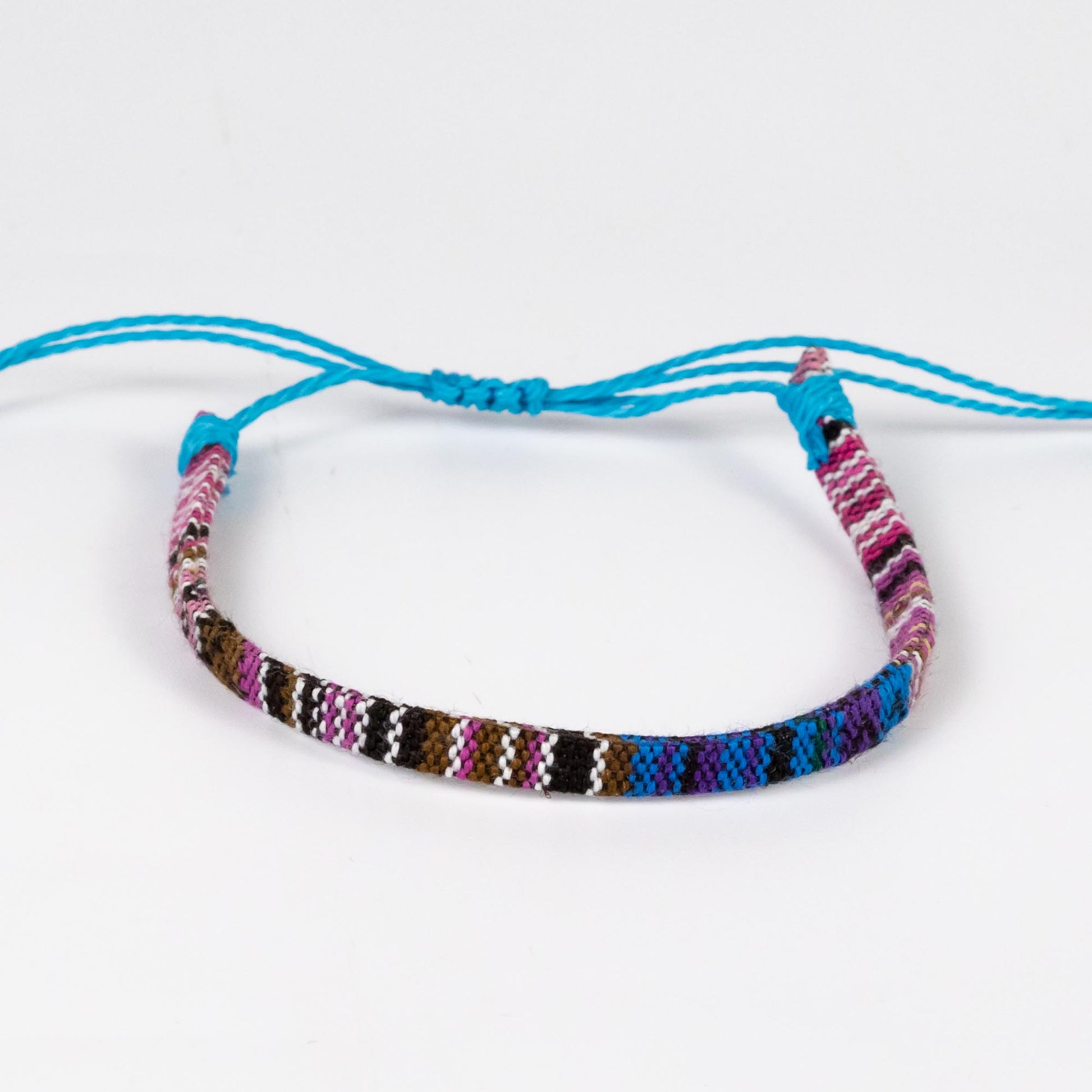 Wholesale 10Pcs Cotton Boho Braided Cord Bracelet & Anklet - Mixed Colour