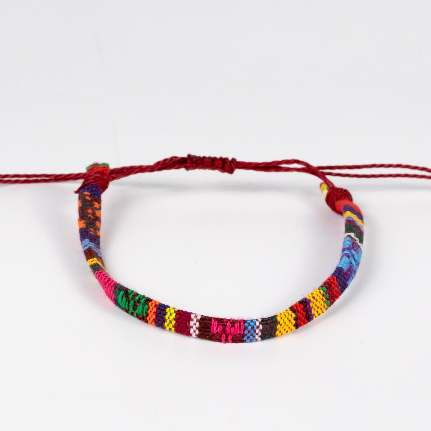 Wholesale 10Pcs Cotton Boho Braided Cord Bracelet & Anklet - Mixed Colour