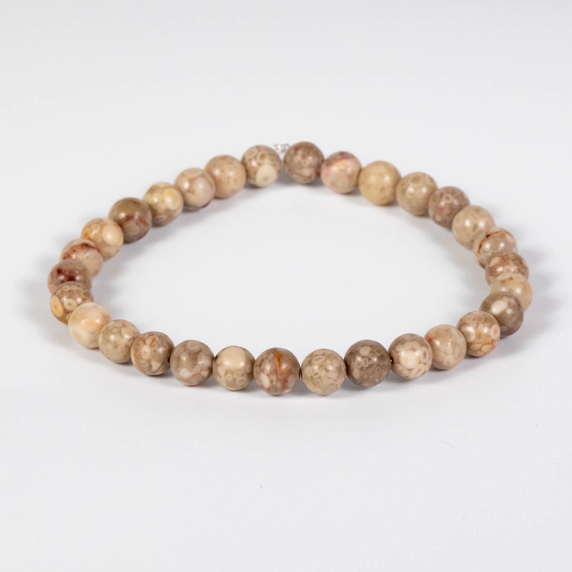 Wholesale 10Pcs Maifanite 6mm Round Bead Stretch Gemstone Bracelets