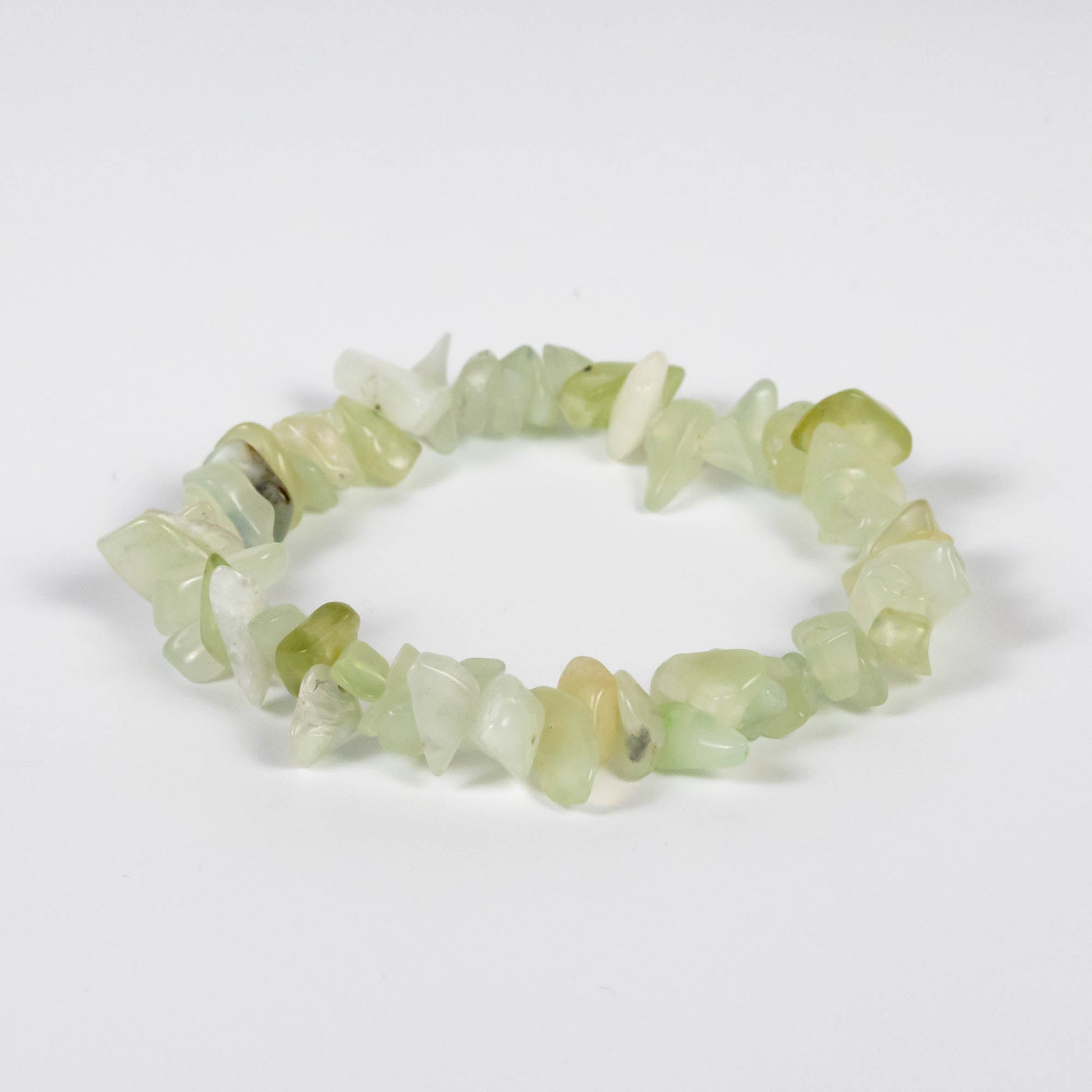 Jade Gemstone Bead Stretch Elastic Stone Bracelet