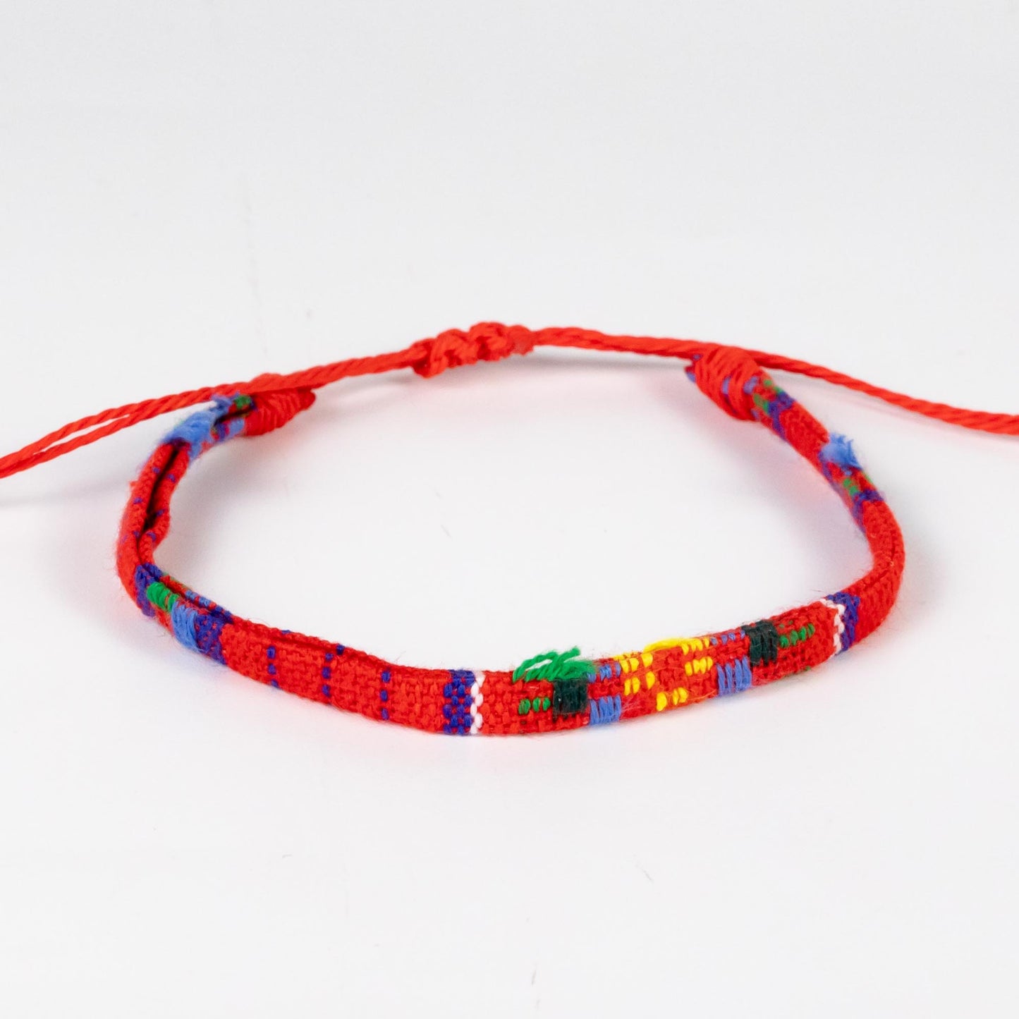 Wholesale 10Pcs Cotton Boho Braided Cord Bracelet & Anklet - Mixed Colour