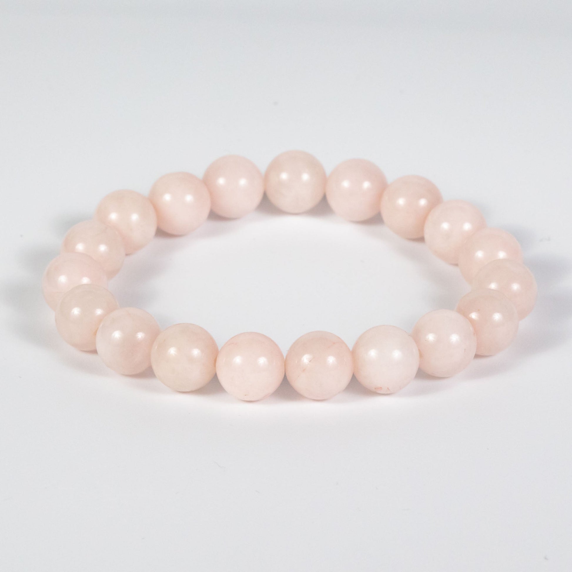 Wholesale 10Pcs Rose Quartz 10mm Round Bead Gemstone Bracelet