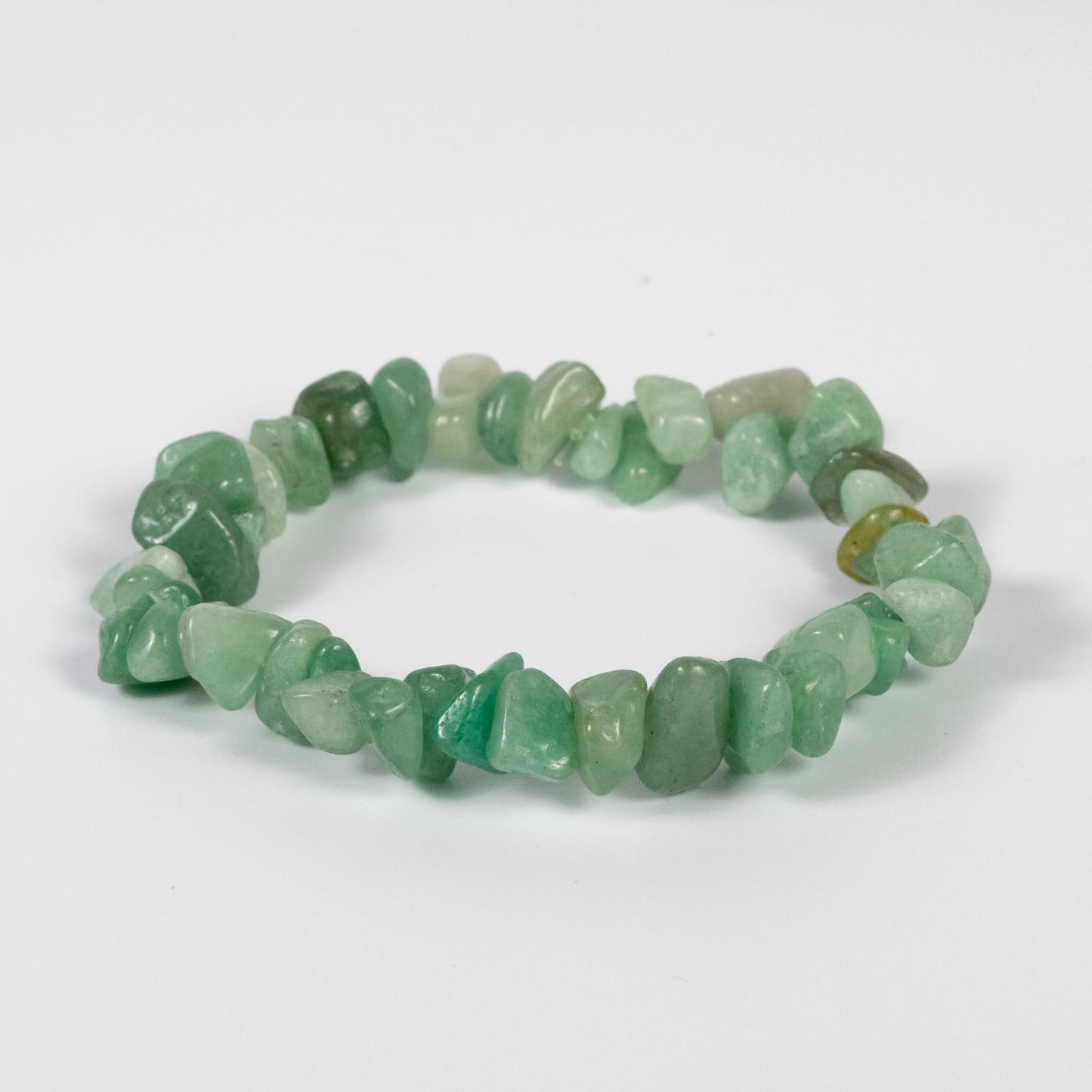 Wholesale 10Pcs Green Aventurine Gemstone Bracelet, Bead Stretch Chip