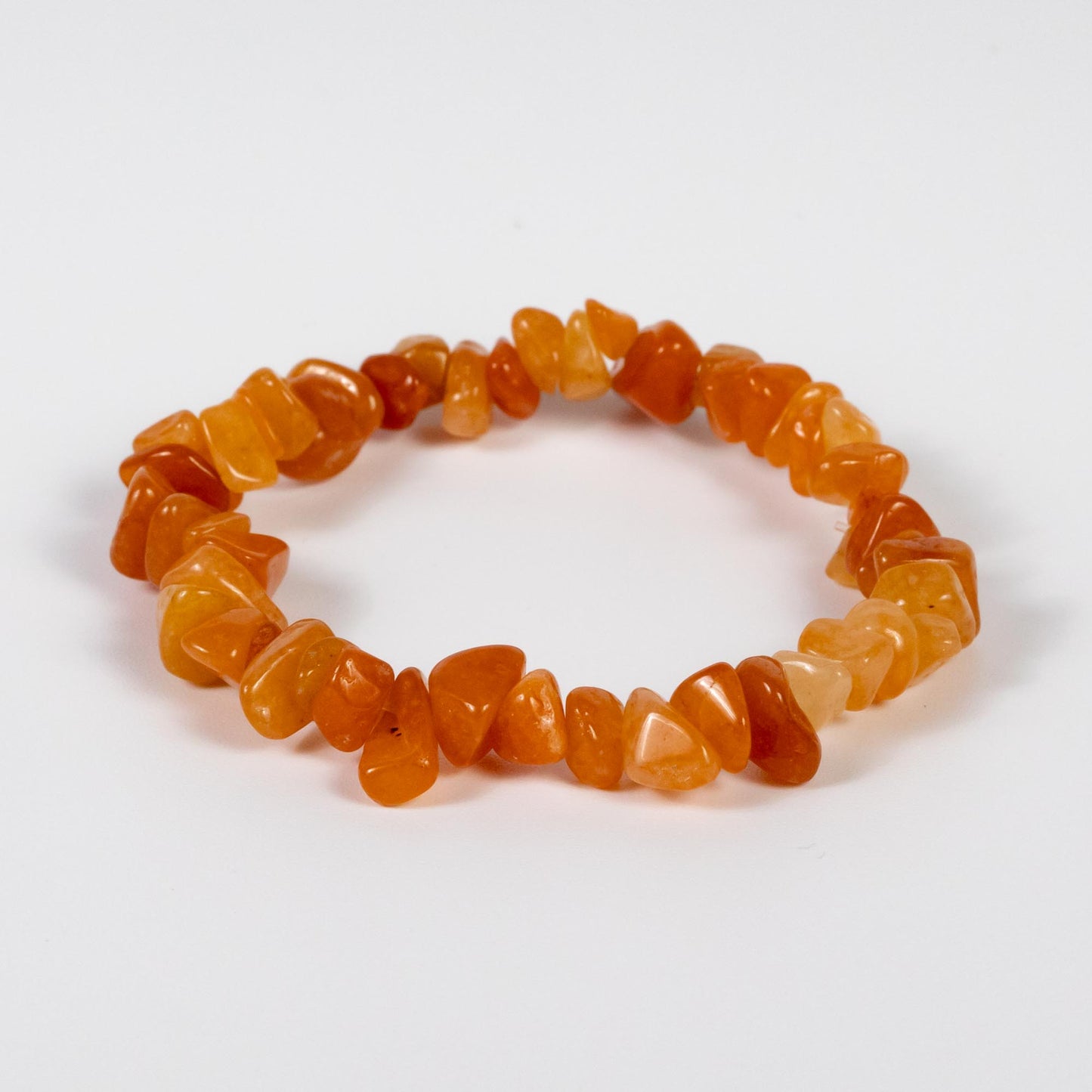 Wholesale 10Pcs Red Aventurine Gemstone Bracelet, Bead Stretch Chip